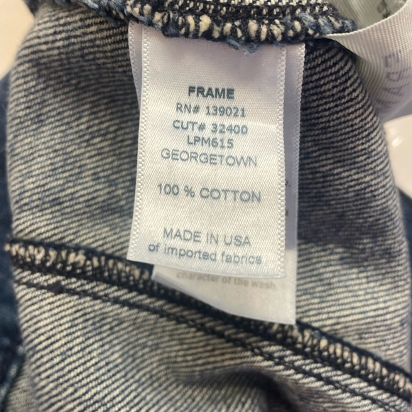 Frame Denim A line Mini skirt with buttons - Picture 4 of 5